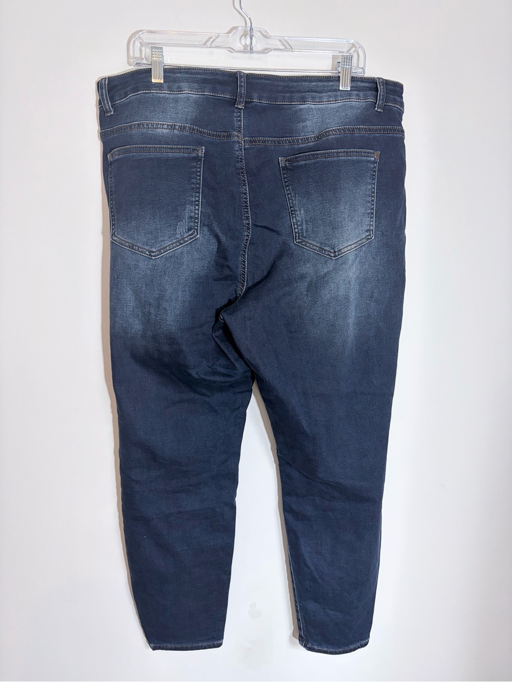 Sandpiper Women's Dark Blue Cropped Ankle Jeans Plus Size 22 W - Picture 5 of 7